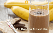 Creamy Chocolate Banana Milkshake Recipe