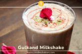 Refreshing Gulkand Milkshake Recipe