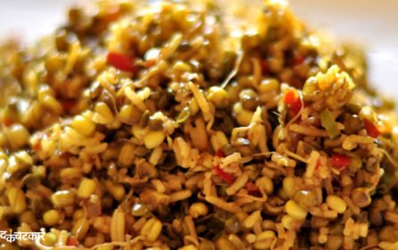 Protein Rich Healthy Sprouts Bhel Recipe