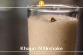 Healthy and Refreshing Khajur Milk Shake