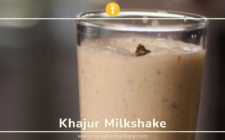 Healthy and Refreshing Khajur Milk Shake