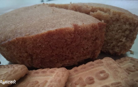 Homemade Parle G Biscuit Cake