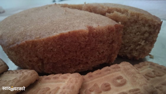 Homemade Parle G Biscuit Cake
