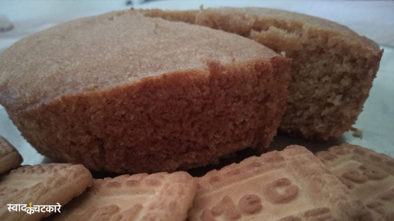Homemade Parle G Biscuit Cake
