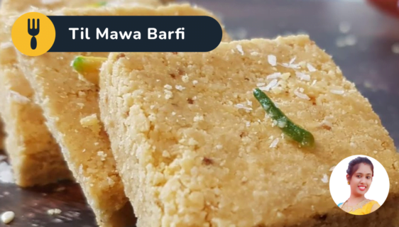 Til Mawa Barfi Recipe for Makar Sankranti