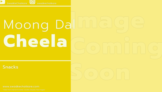 moong dal cheela recipe