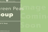 Fresh Green Peas Soup Recipe